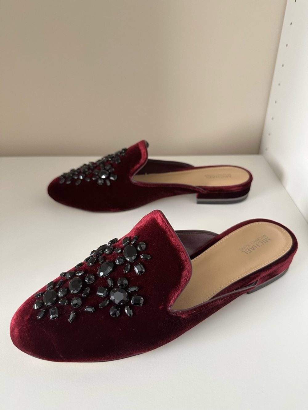 Michael Kors Naveen Velvet Slide
